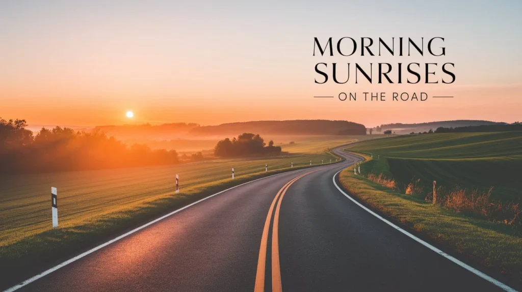 Morning Sunrises on the Road