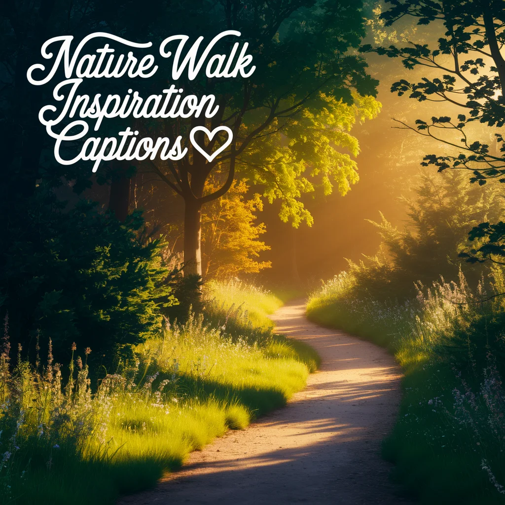 Nature Walk Inspiration Captions
