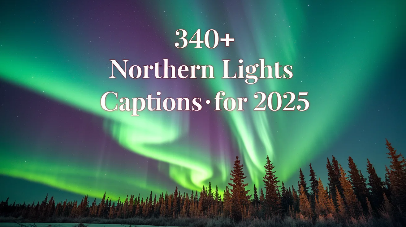 Northern Lights Captions