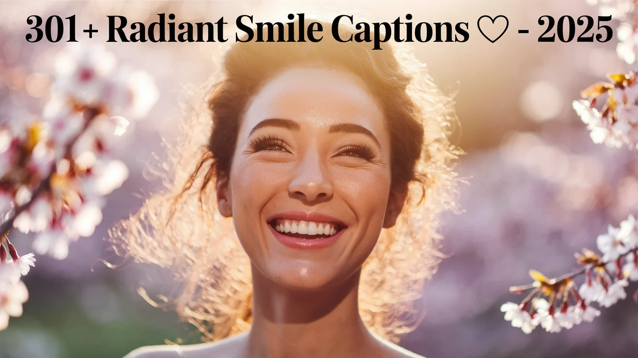 Radiant Smile Captions