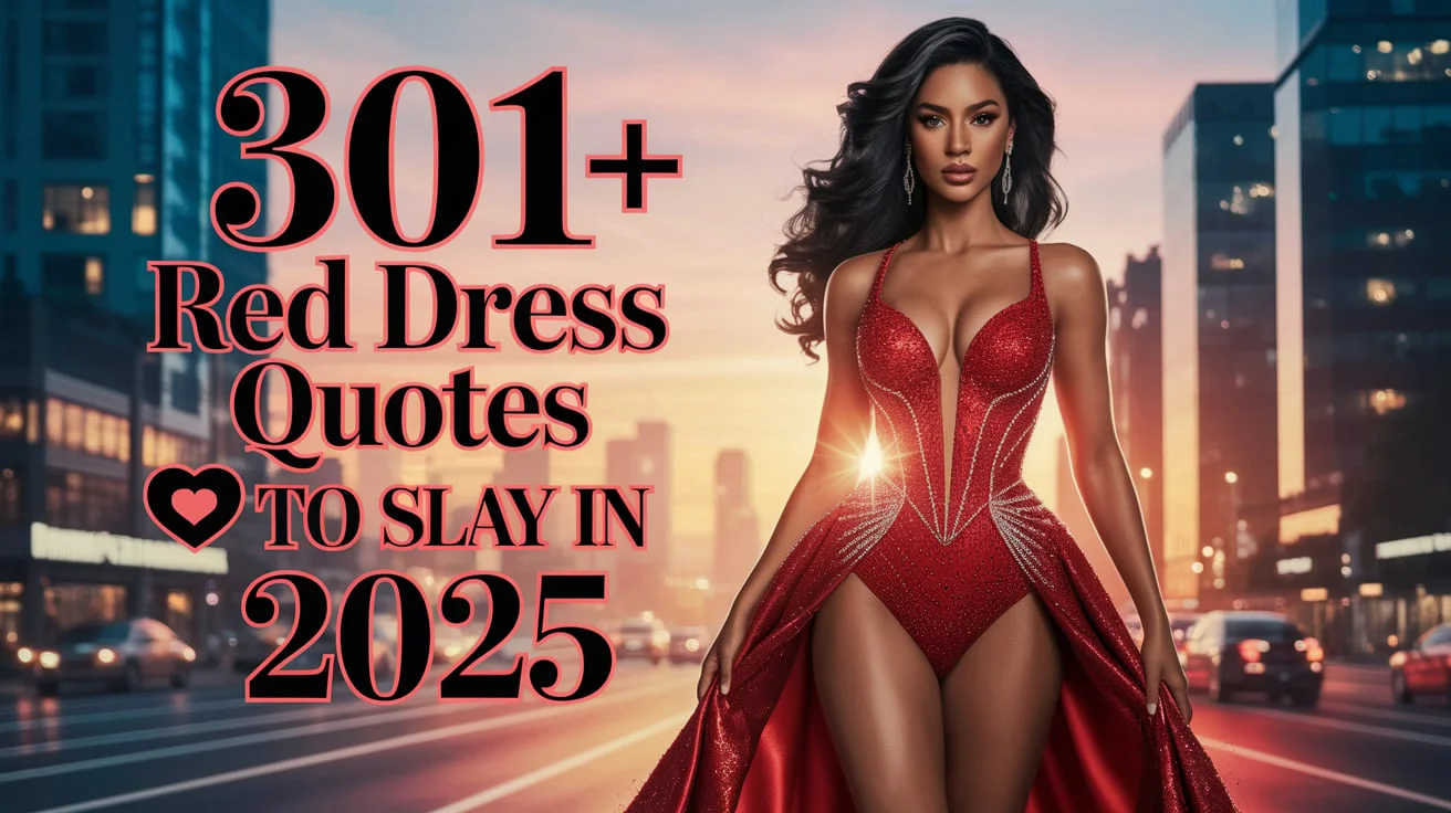 Red Dress Quotes to Slay