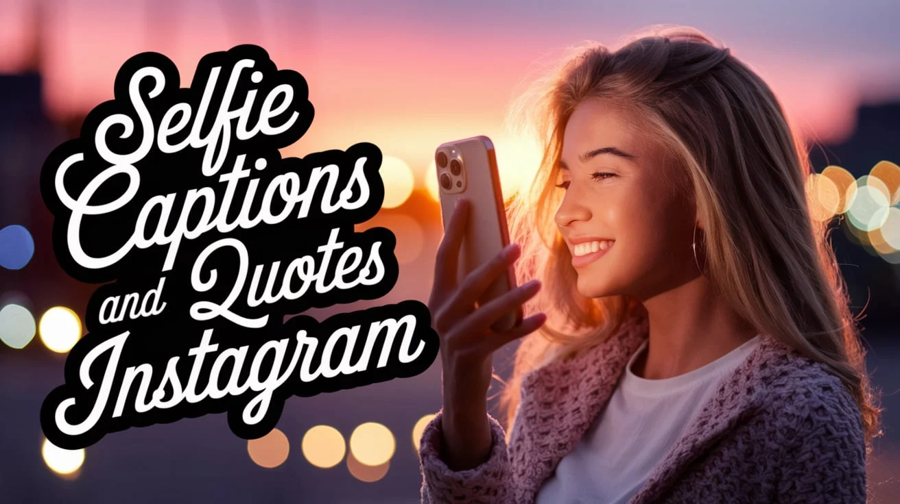 Selfie Captions and Quotes for Instagram