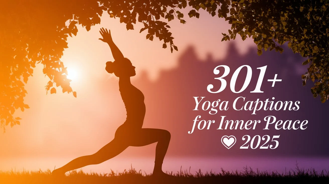 Yoga Captions for Inner Peace