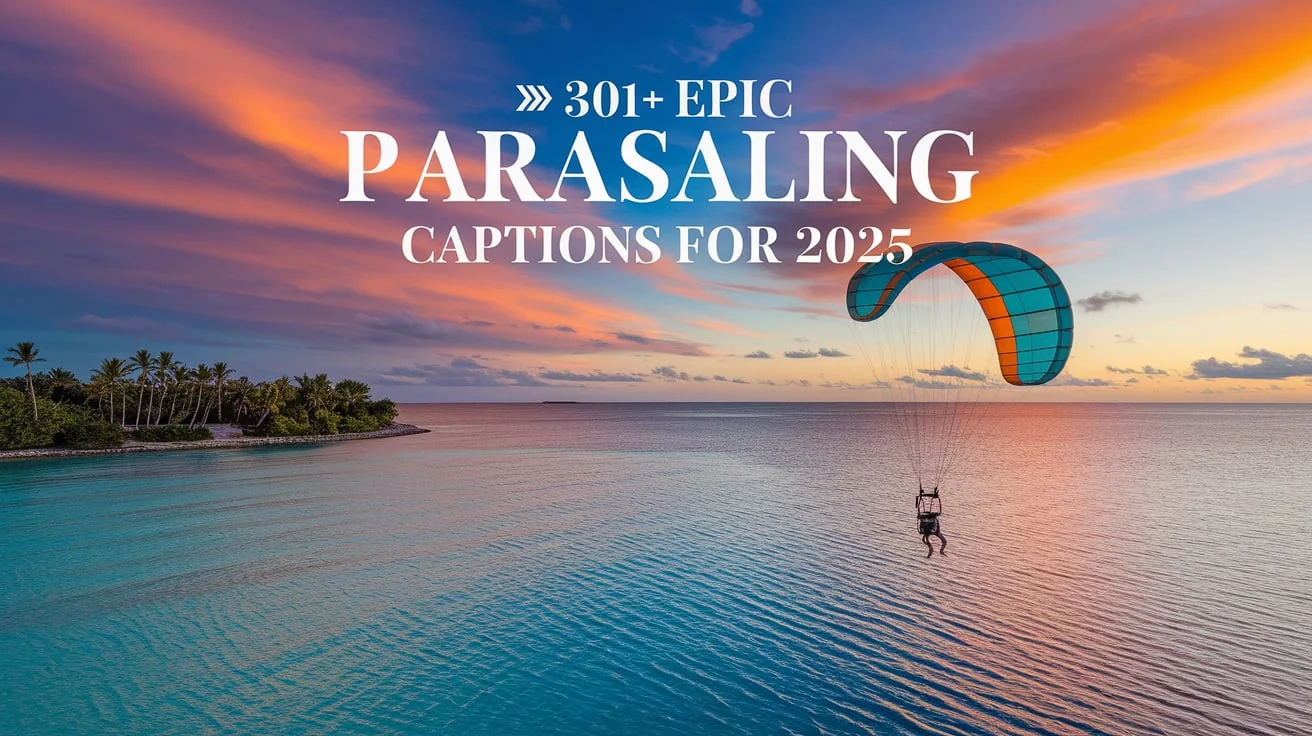Epic Parasailing Captions