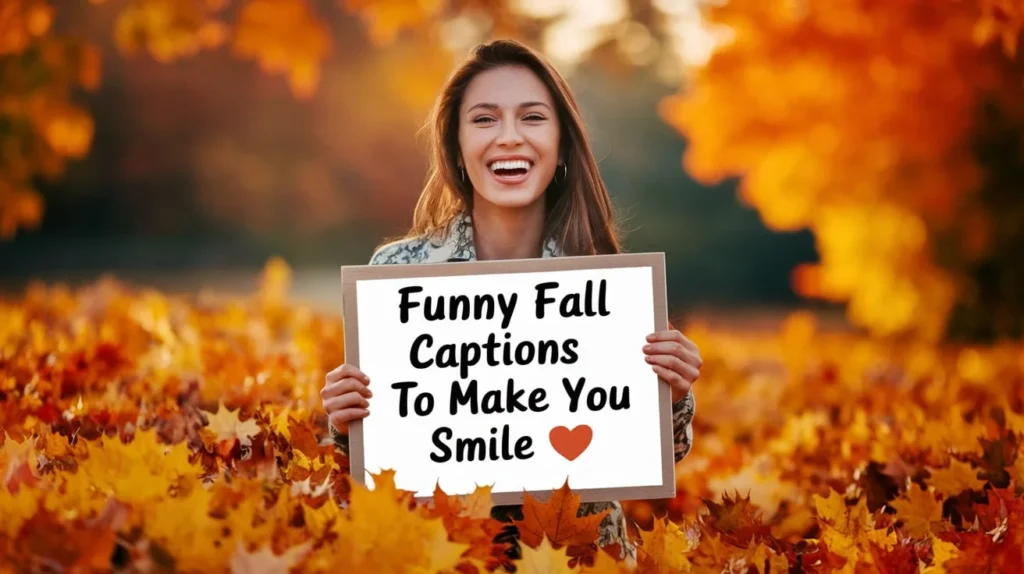 Funny Fall Captions to Make You Smile