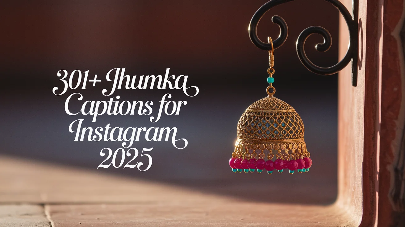 Jhumka Captions for Instagram