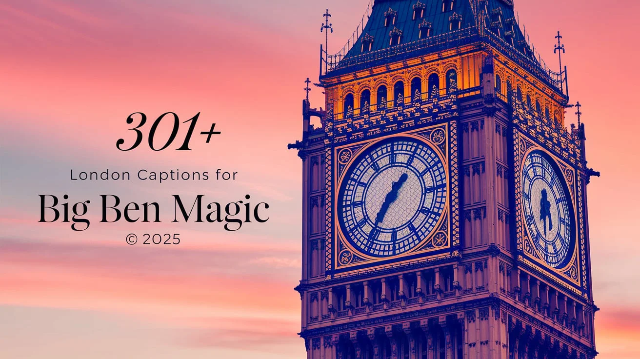 London Captions for Big Ben Magic