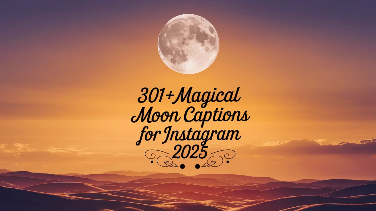 Magical Moon Captions for Instagram