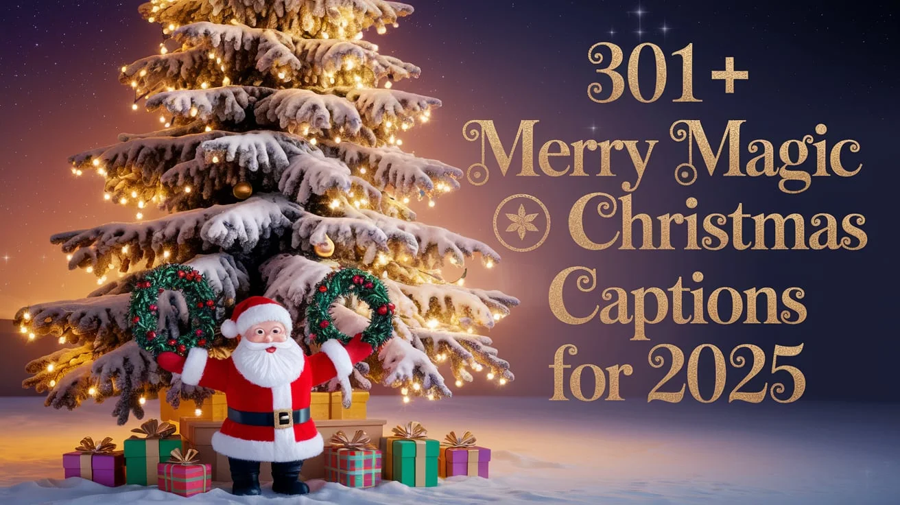 Merry Magic Christmas Captions