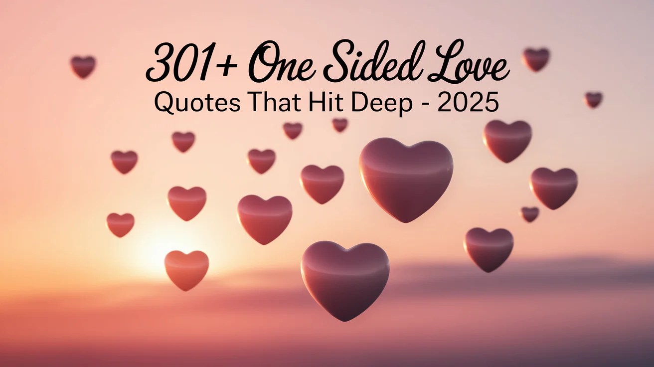 One Sided Love Quotes That Hit Deep