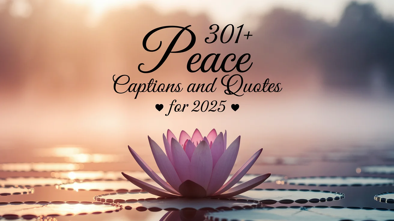 Peace Captions and Quotes