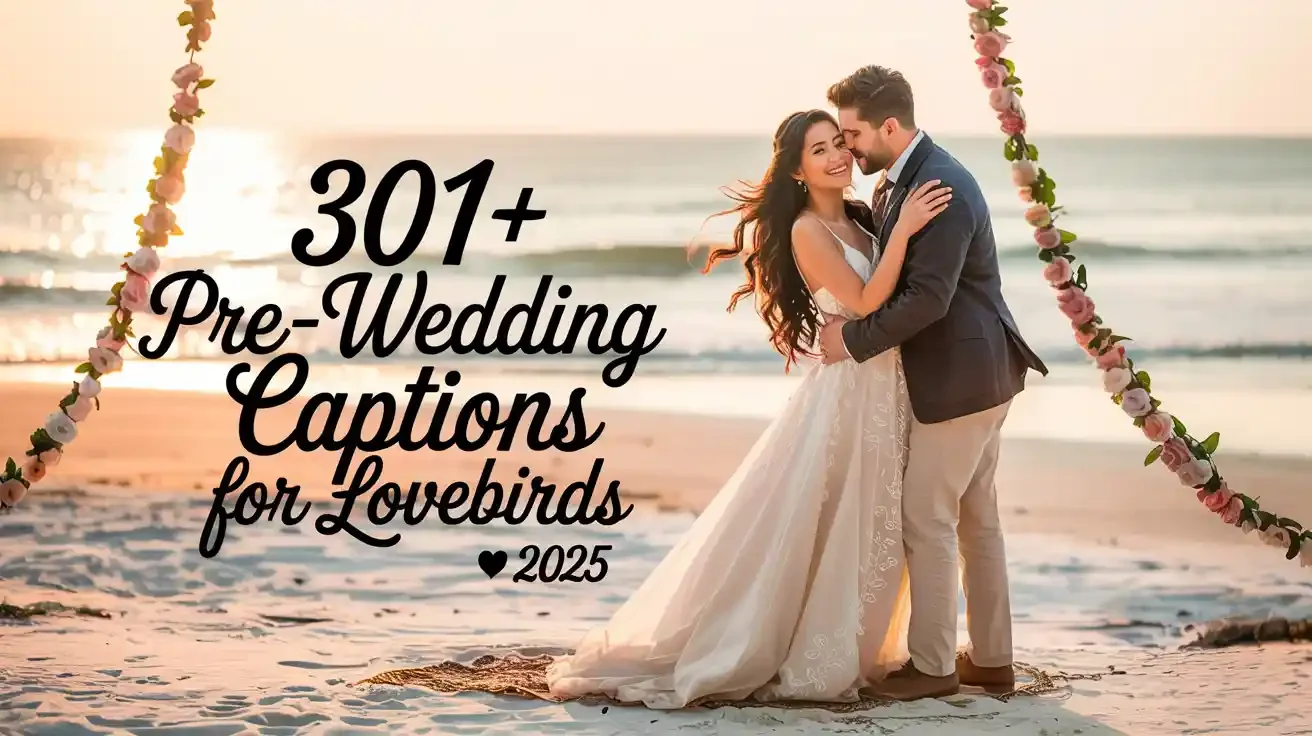 Pre-Wedding Captions for Lovebirds