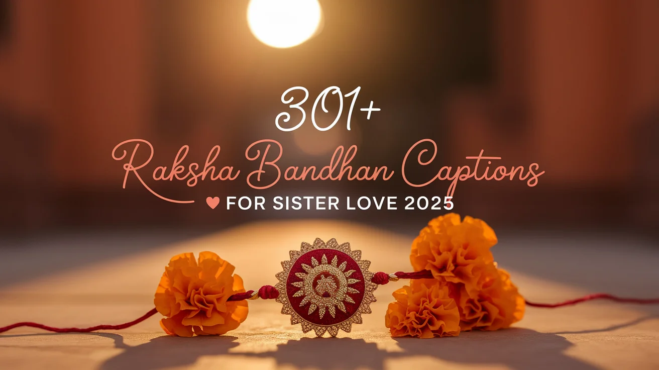 Raksha Bandhan Captions for Sister Love