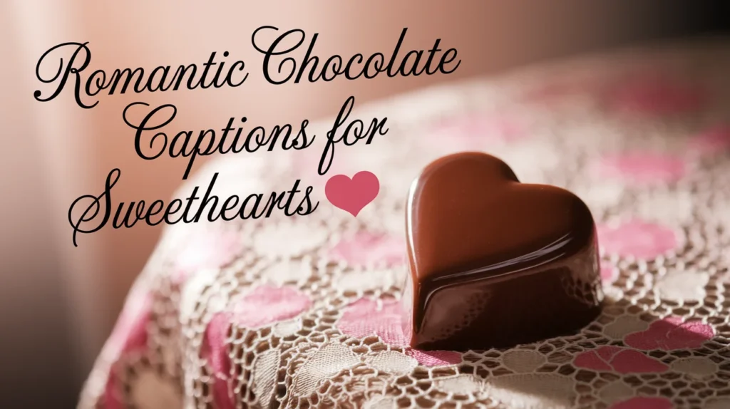 Romantic Chocolate Captions for Sweethearts