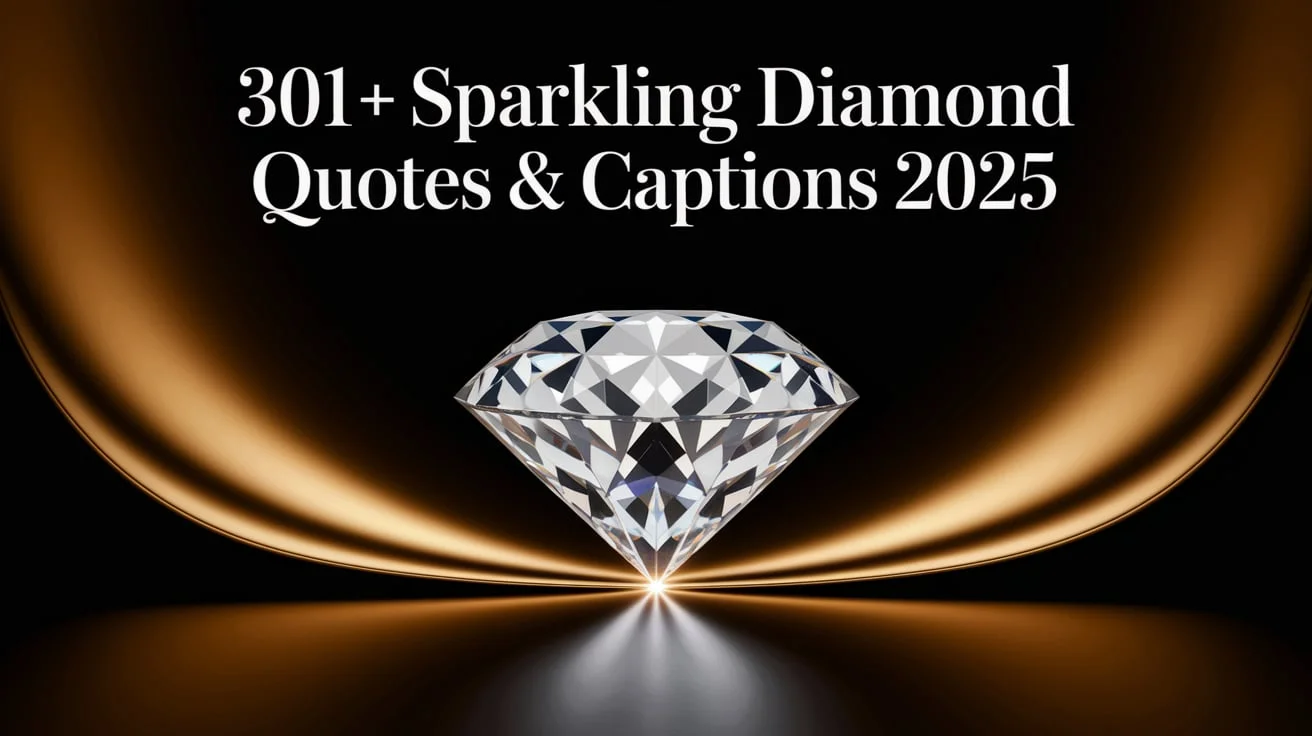 Sparkling Diamond Quotes & Captions