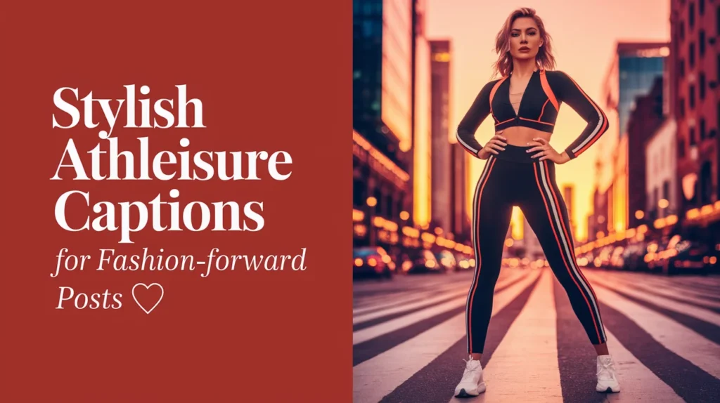 Stylish Athleisure Captions For Fashion-Forward Posts 