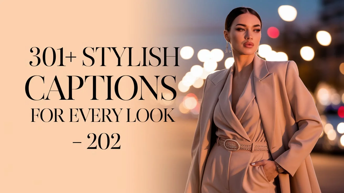 Stylish Captions for Every Look
