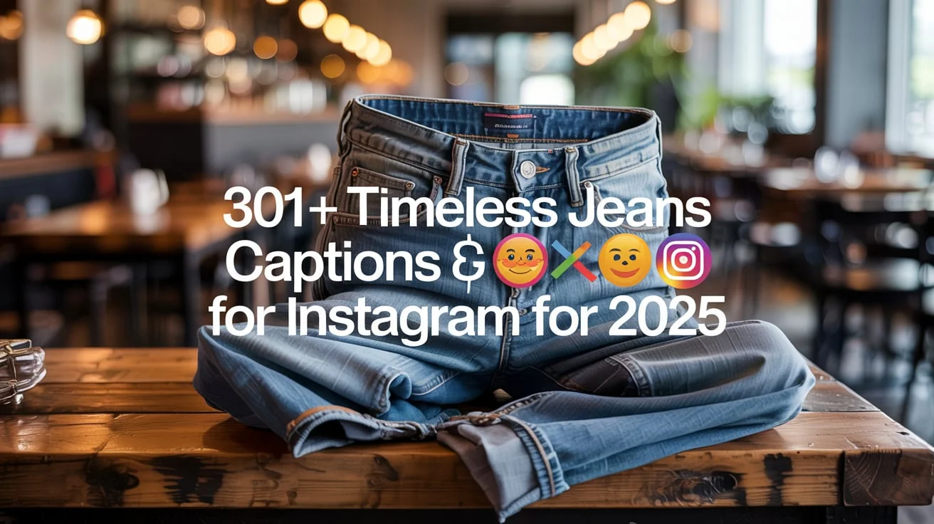 Timeless Jeans Captions for Instagram