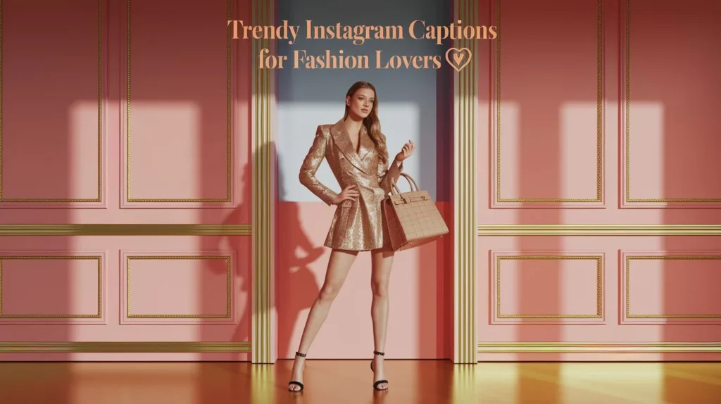 Trendy Instagram Captions For Fashion Lovers