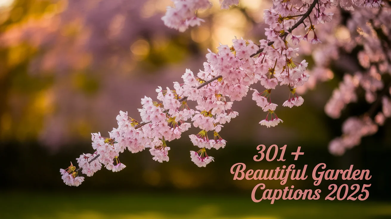 Beautiful Garden Captions