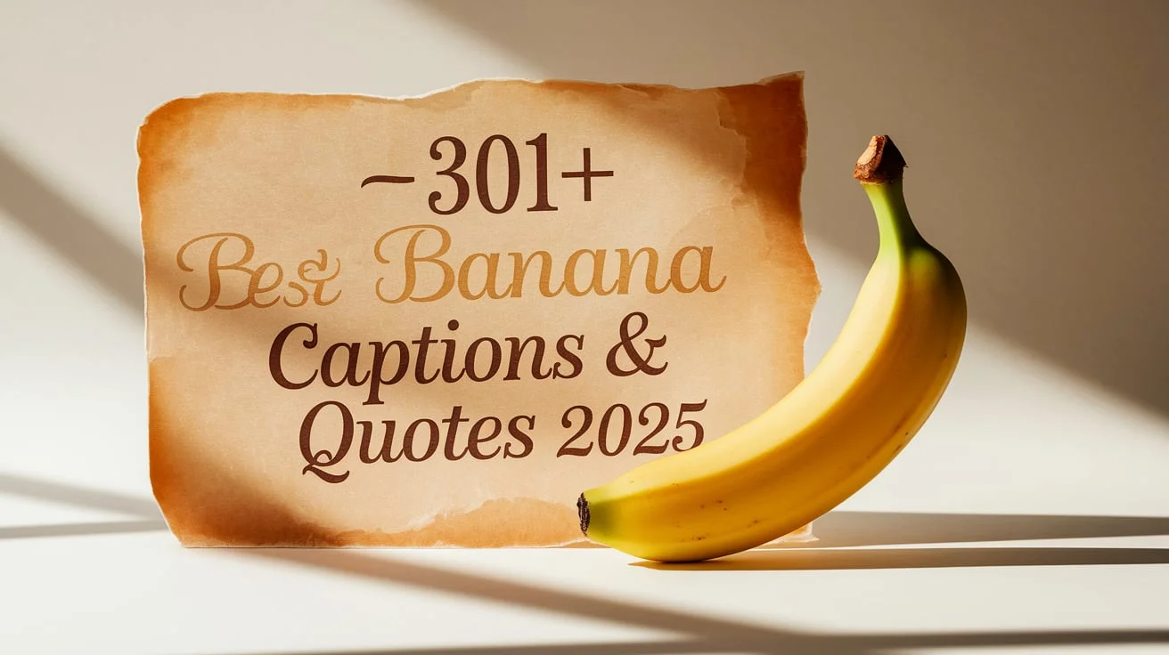 Best Banana Captions & Quotes