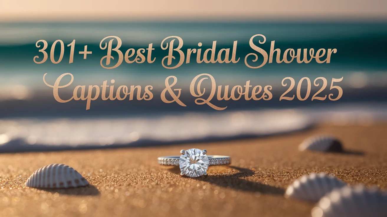 Best Bridal Shower Captions & Quotes