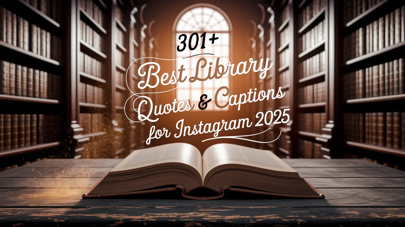 Best Library Quotes & Captions for Instagram