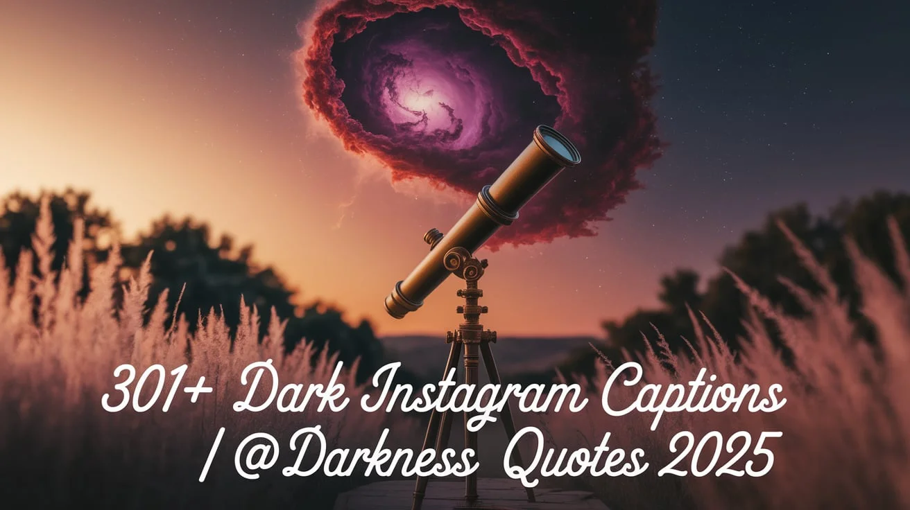 Dark Instagram Captions Darkness Quotes