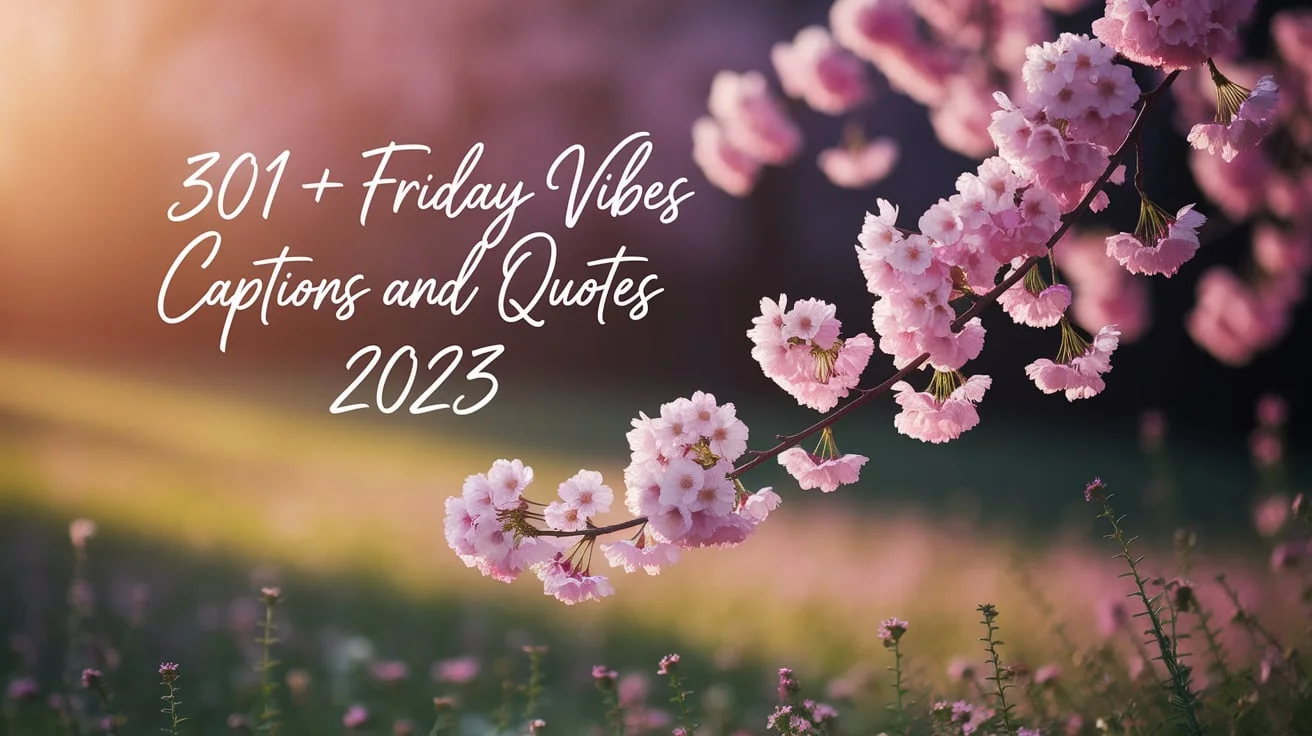 Friday Vibes Captions and Quotes