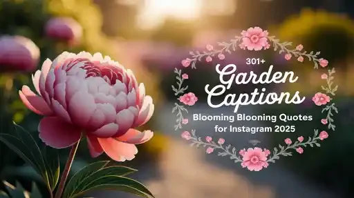 Garden Captions Blooming Quotes for Instagram