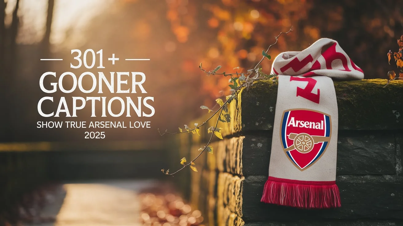 Gooner Captions Show True Arsenal Love