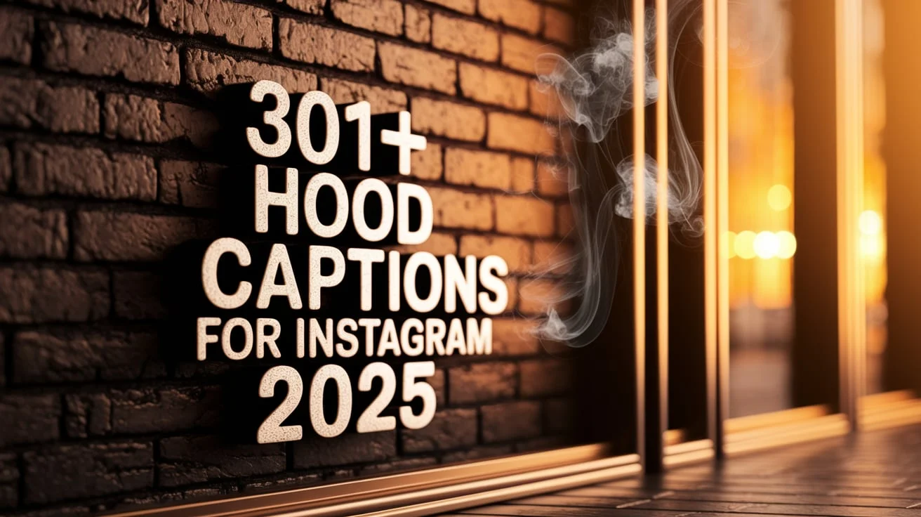 Hood Captions For Instagram