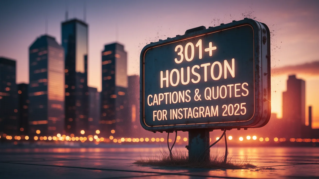 Houston Captions & Quotes for Instagram