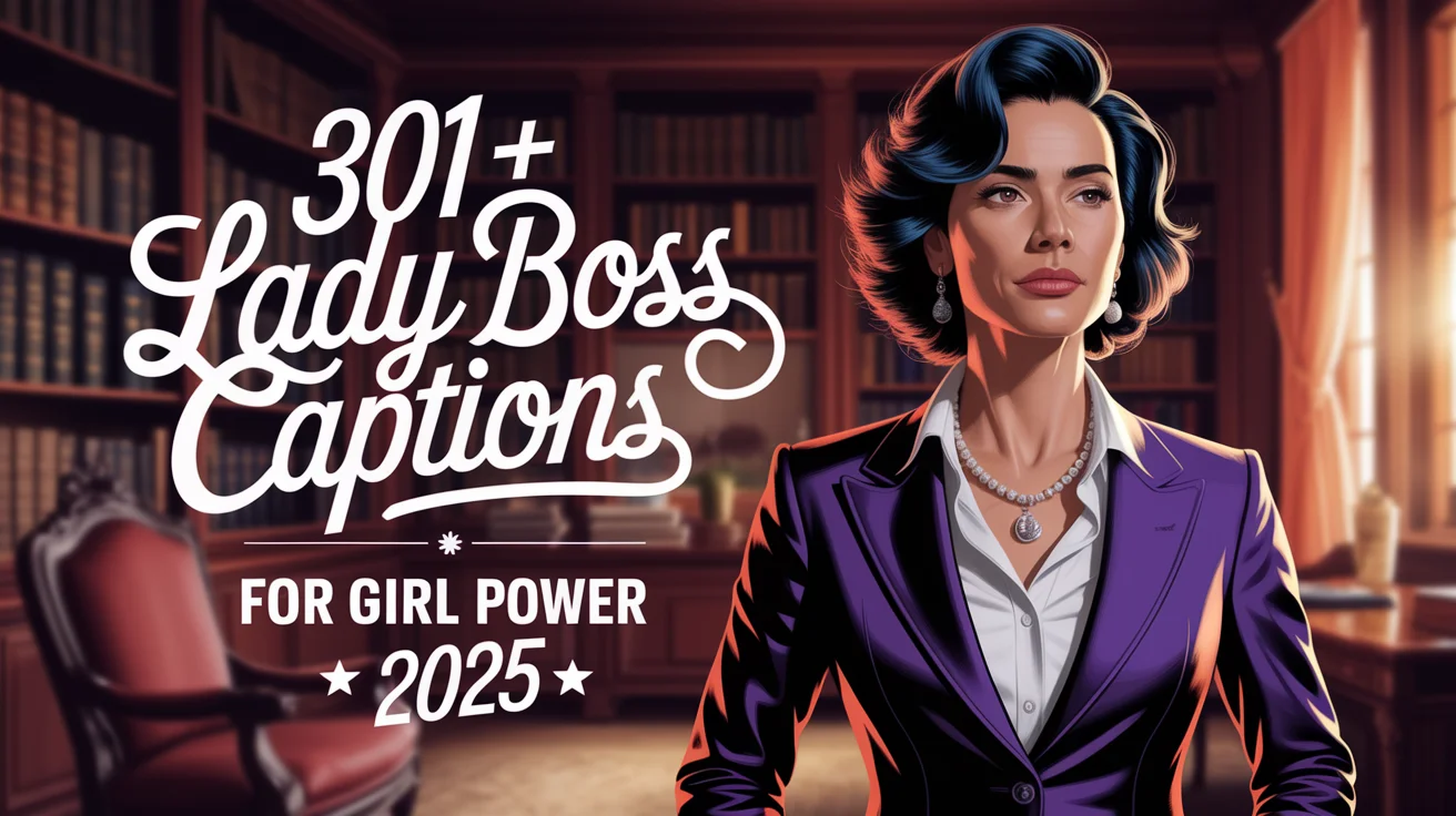 Lady Boss Captions For Girl Power