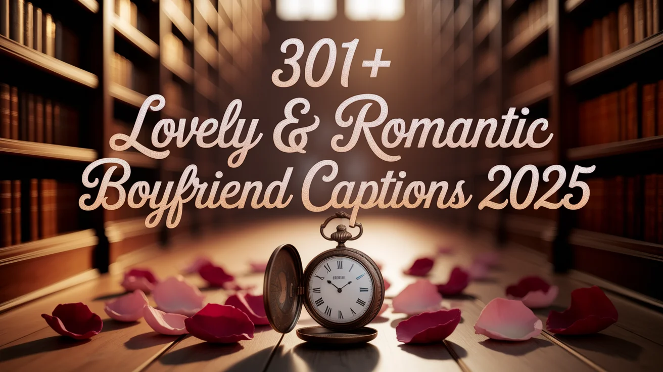 Lovely & Romantic Boyfriend Captions