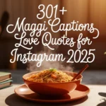Maggi Captions Love Quotes for Instagram