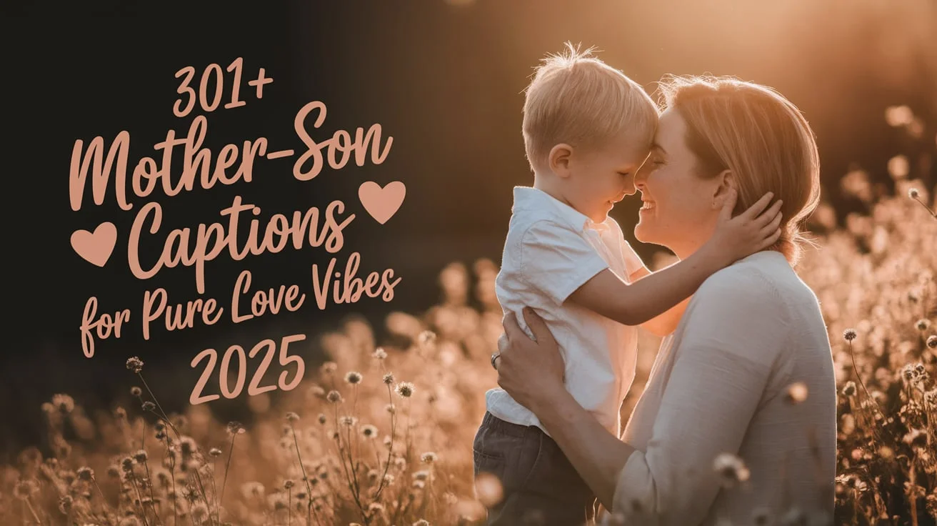 Mother-Son Captions for Pure Love Vibes