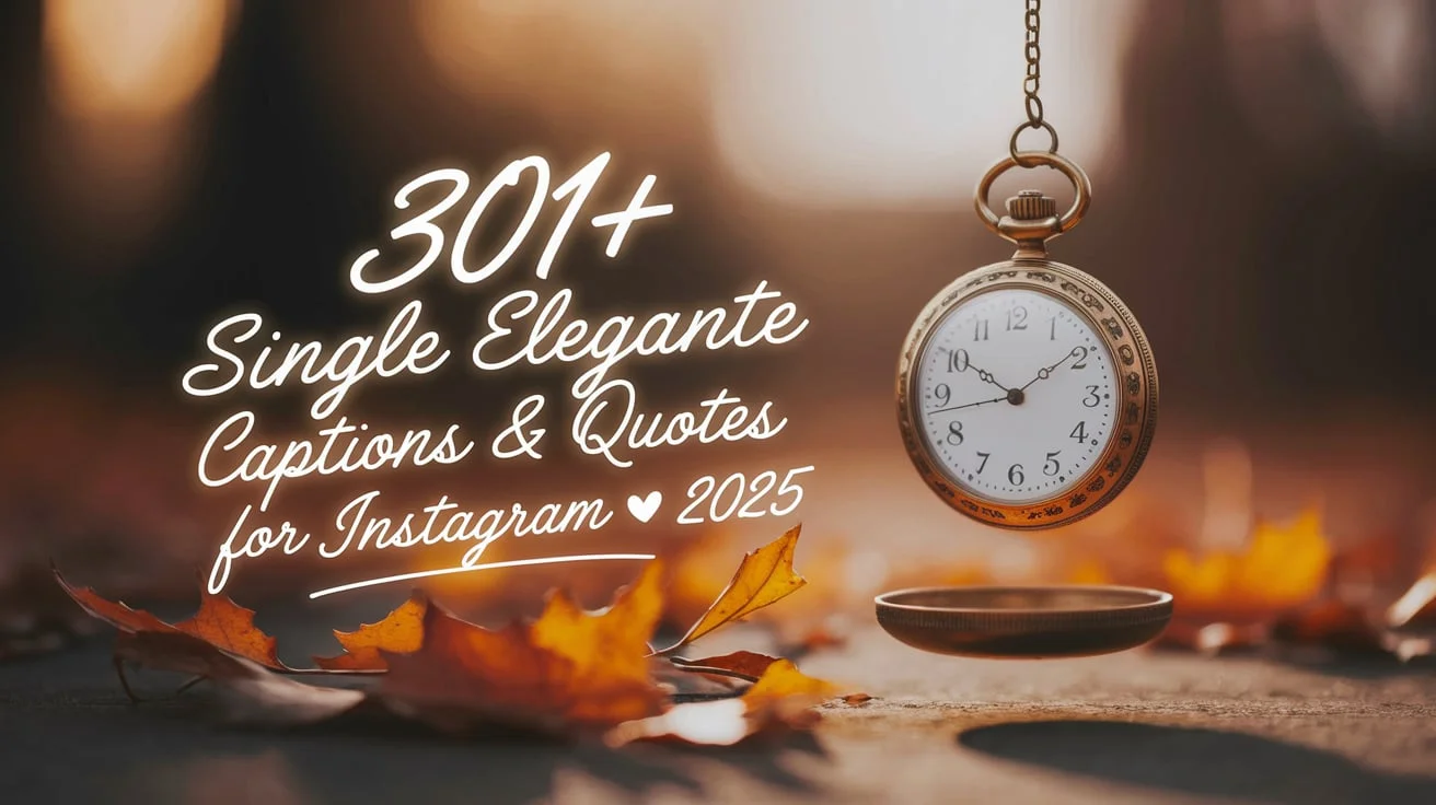 Single Captions & Quotes for Instagram