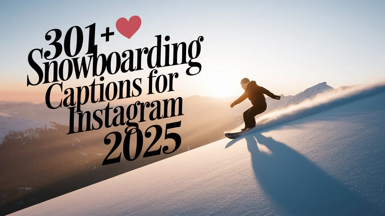 Snowboarding Captions For Instagram