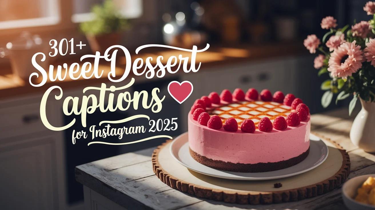 Sweet Dessert Captions for Instagram
