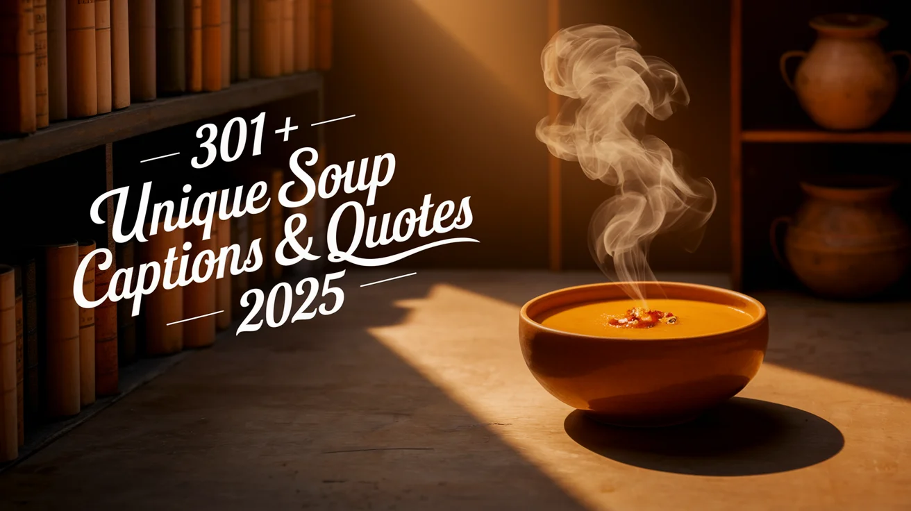 Unique Soup Captions & Quotes