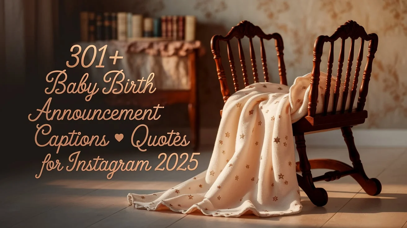 Baby Birth Announcement Captions Quotes For Instagram