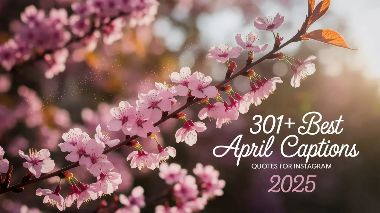 Best April Captions Quotes For Instagram