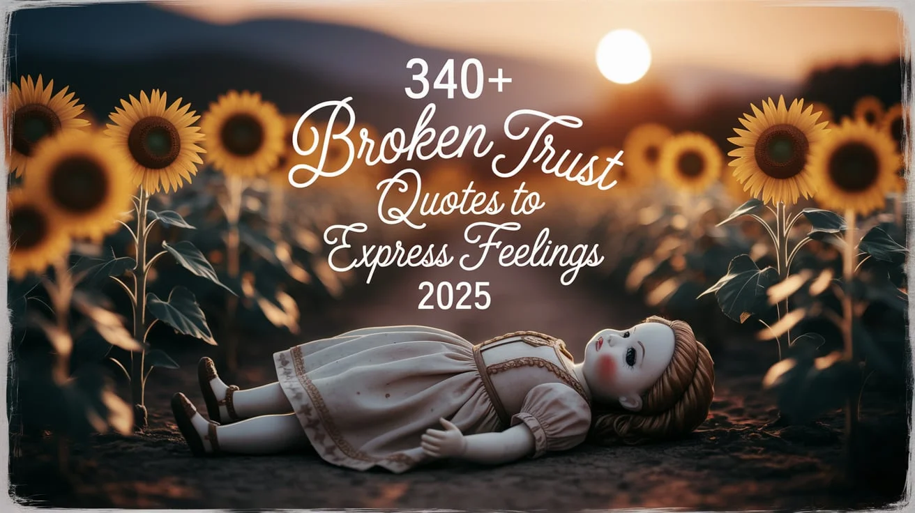 Broken Trust Quotes to Express Feelings