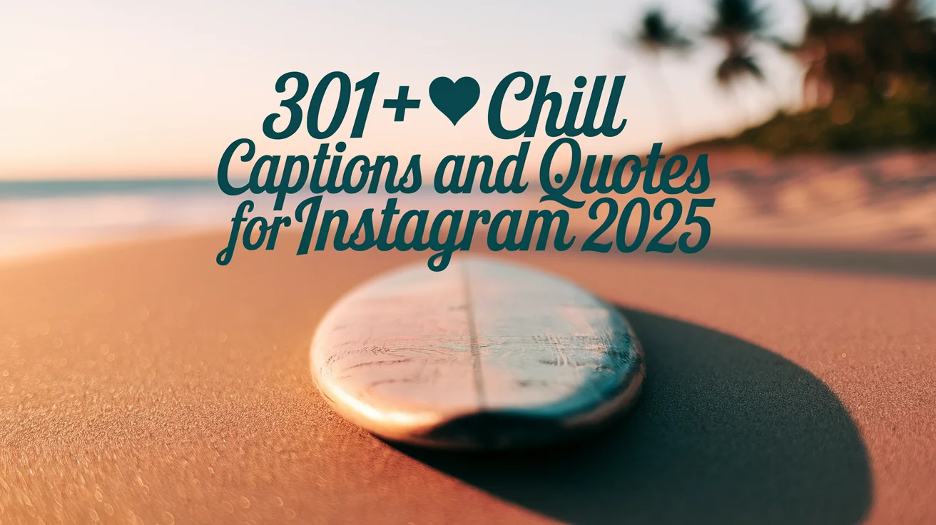 Chill Captions And Quotes For Instagram