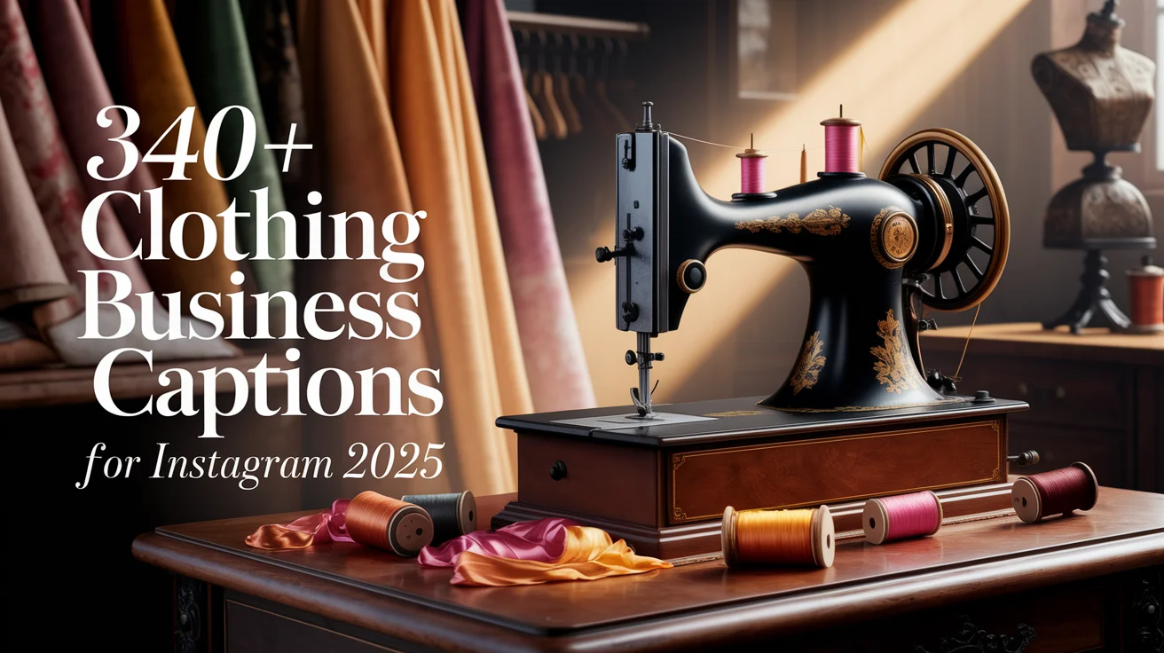 Clothing Business Captions for Instagram