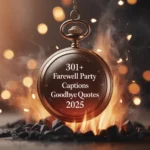 Farewell Party Captions Goodbye Quotes
