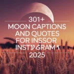 Moon Captions and Quotes for Instagram