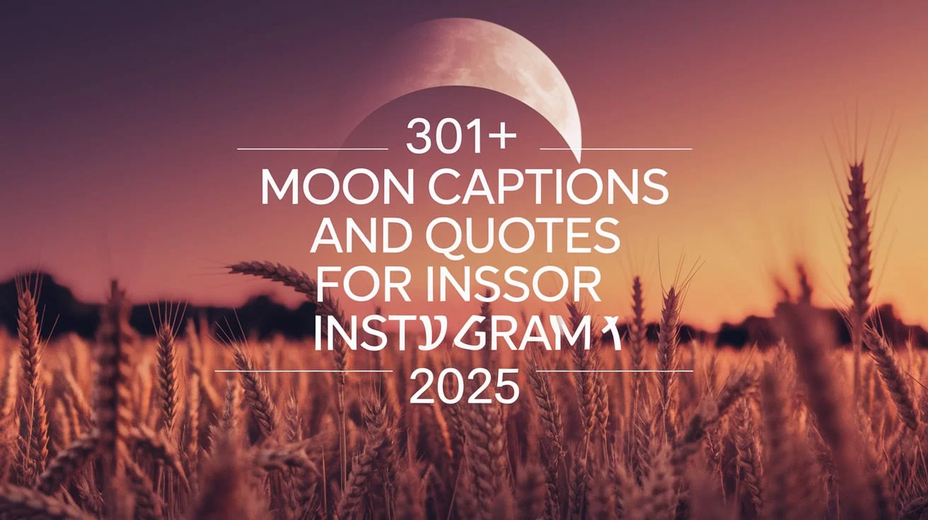 Moon Captions and Quotes for Instagram