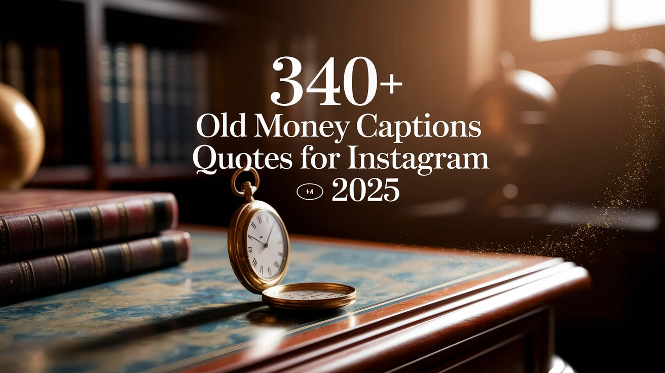 Old Money Captions & Quotes for Instagram